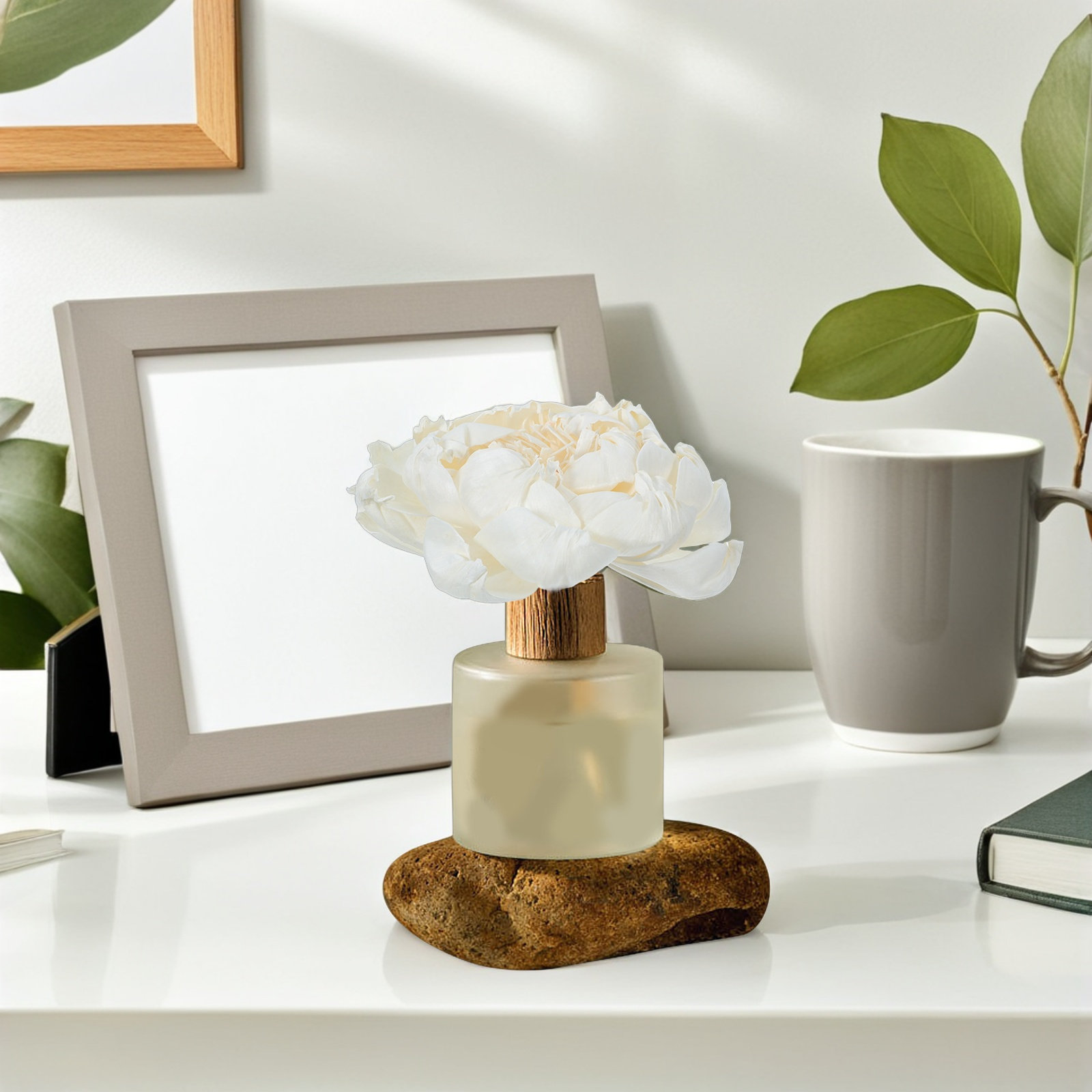 모란꽃 향 디퓨저 12cm 인조 모란꽃 향기로운 장식용 - Home Fragrance And Diffuser 리뷰 및 가격