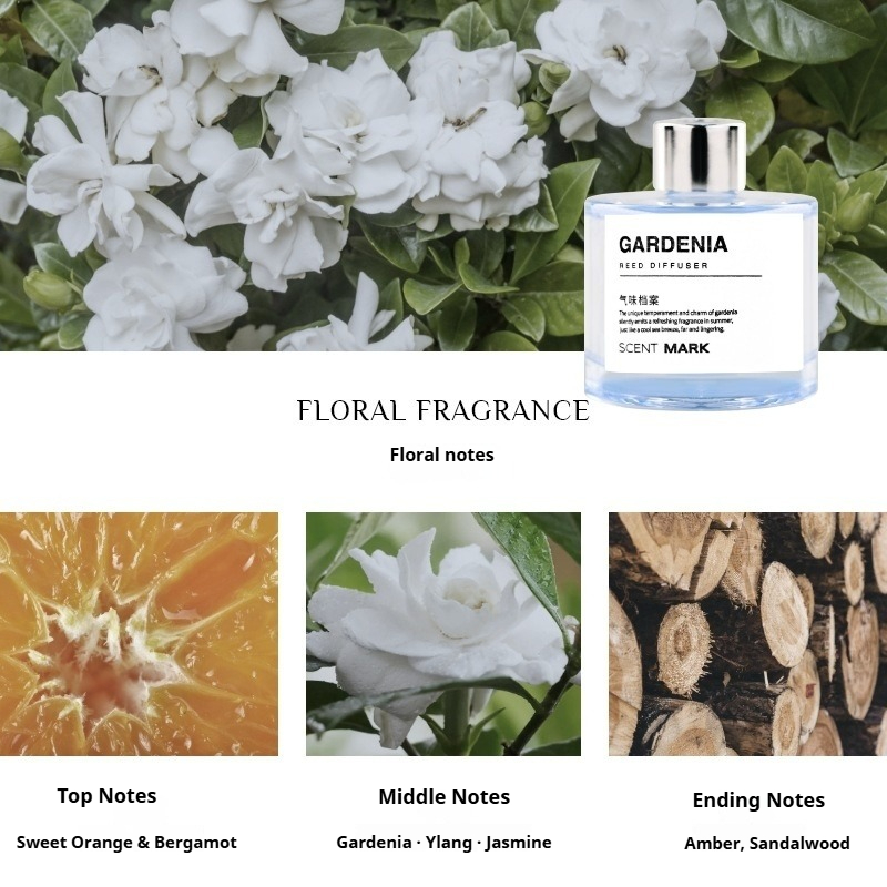 50ml 리드 디퓨저 세트 로즈 라벤더 자스민 에센셜  - Home Fragrance Jasmine Diffuser 리뷰 및 가격