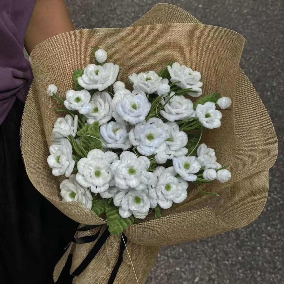 트위스트 바 수제 꽃다발 직조 DIY 재료 패키지 백합 - Home Fragrance Jasmine 리뷰 및 가격