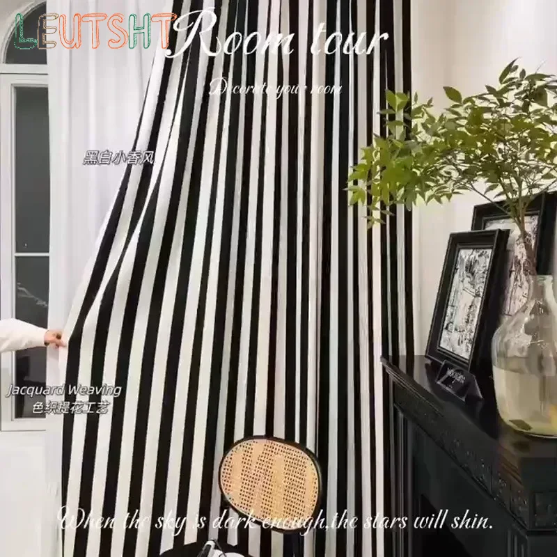 자카드 고급 세로 스트라이프 흑백 셔닐 소형 방향제 암 - Home Fragrance In French 리뷰 및 가격