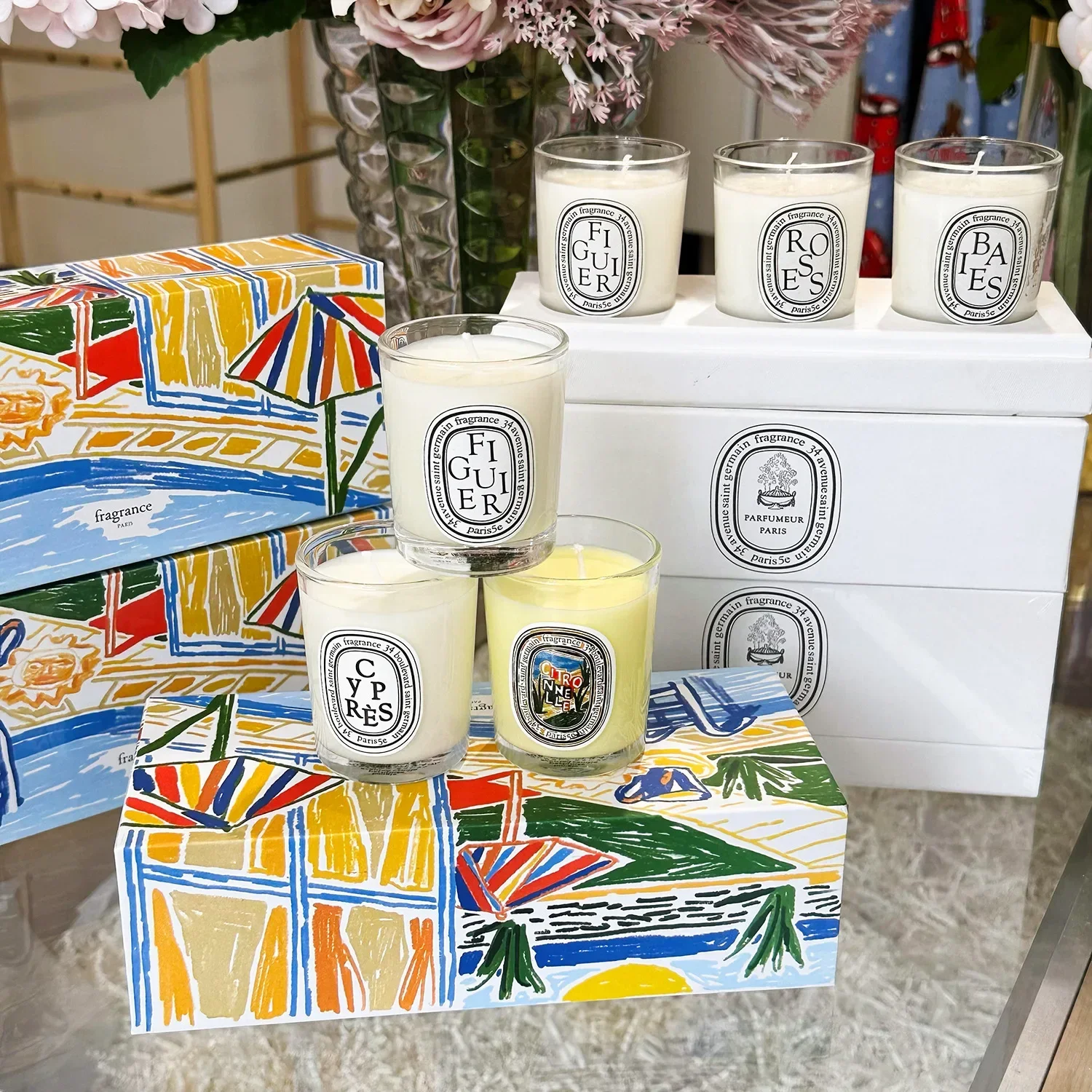 아로마 테라피 캔들 천연 식물 향기로운 양초 프랑스 향 - Home Fragrance In French 리뷰 및 가격