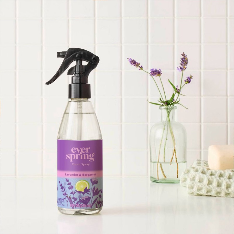 8 fl oz 라벤더 & 베르가못 룸 스프레이, 상쾌한 - Home Fragrance Bergamot 리뷰 및 가격