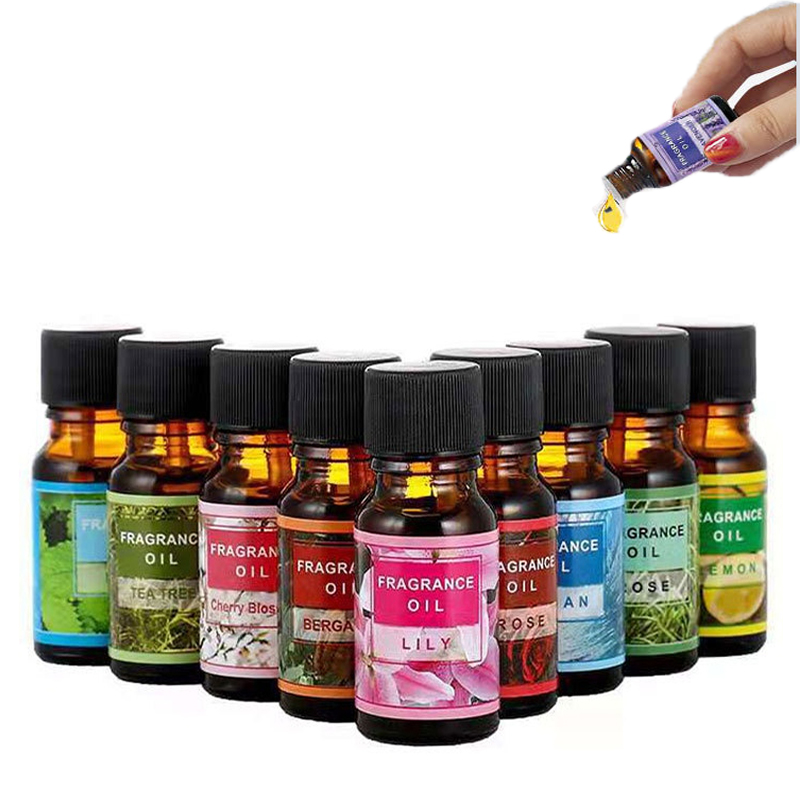 10ML 라벤더 유칼립투스 순수 에센셜 오일 로즈 레몬 - Home Fragrance Bergamot 리뷰 및 가격