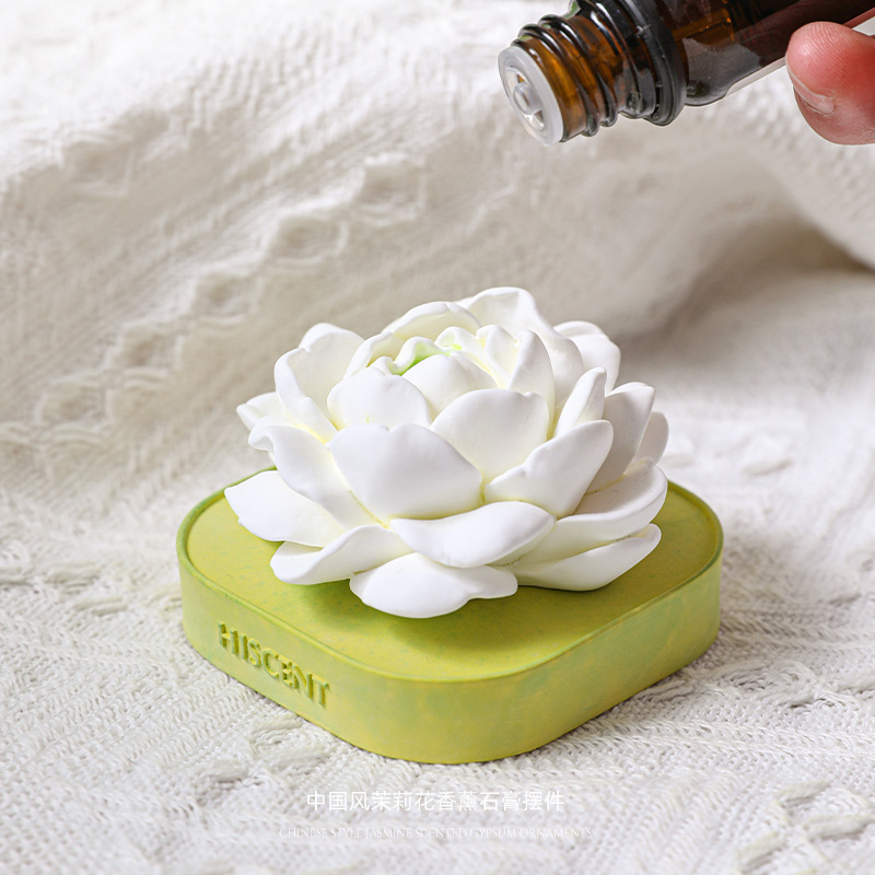 자스민 석고 아로마 디퓨저 플라스터 꽃 자동차 & 데스 - Home Fragrance Jasmine Diffuser 리뷰 및 가격