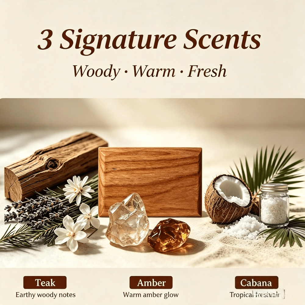 자동차 방향제 티크 앰버 오렌지 우드 향 블록 3개 세 - Home Fragrance M&S Disinfectant Hack 리뷰 및 가격